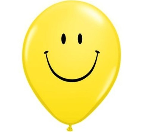 Godan Balon gumowy PREMIUM UŚMIECHY 5 szt żółty 300mm 12cal Godan (GS110/P178)