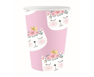 Godan Kubek jednorazowy kotek 6szt. papier 250ml Godan (PG-KPKO)