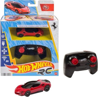 Hot Wheels Samochód zdalnie sterowany Ferrari SF90 Stradale Assetto Fiorano Hot Wheels (JGD09)