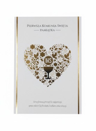 Kukartka Książeczka pamiątkowa z komunii Kukartka (PMB-0065)
