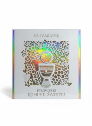 Kukartka Książeczka pamiątkowa z komunii Kukartka (PMB-Q-0012)