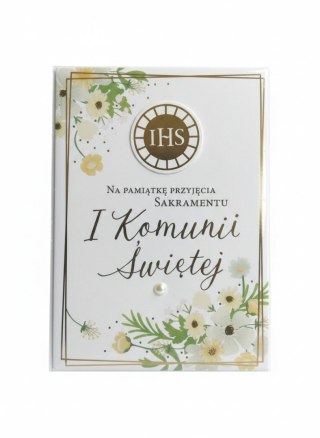Kukartka Książeczka pamiątkowa z komunii Kukartka (pmb pr-0011)