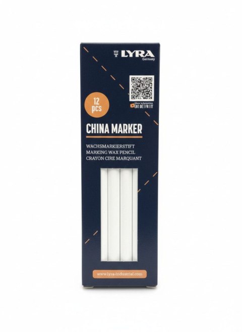 Lyra Marker permanentny China Dixon wkład biały Lyra (1633 01)