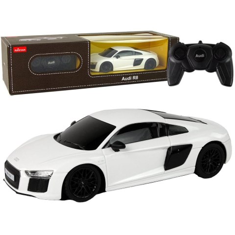 Rastar Samochód R/C Audi R8 1:24 Białe Rastar (15270)