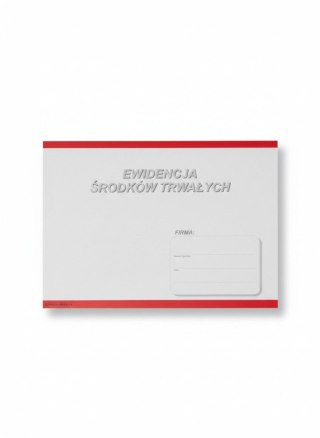 Stolgraf Druk offsetowy A4 Ewidencja środków trwałych Stolgraf (P7)