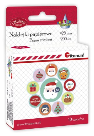 Titanum Naklejka (nalepka) Craft-Fun Series Boże Narodzenie 200 naklejek Titanum