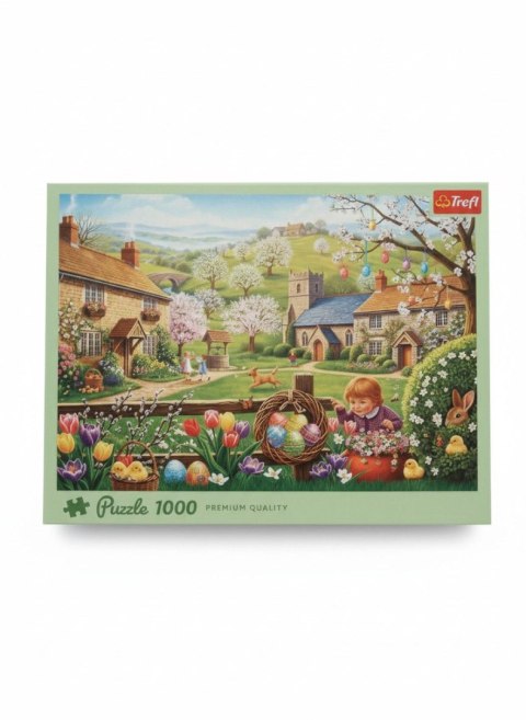 Trefl Puzzle Poszukiwanie wielkanocnych jajek 1000 el. Trefl (10977)