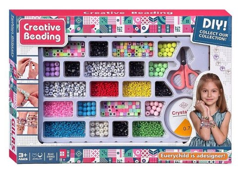 Adar Koraliki dla dziewczynki o nawlekania, do tworzenia bransoletek Adar (632486)