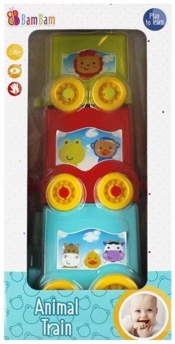 Bam Bam Kolejka edukacyjna zwierzaczki Bam Bam (481994)