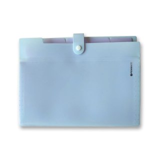 Eco Teczka z przegródkami pomarańczowa pastelowa 5906910827872 A4 kolor: niebieski Eco (TT8351)