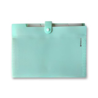 Eco Teczka z przegródkami zielona 5906910827865 A4 kolor: zielony Eco (TT8352)