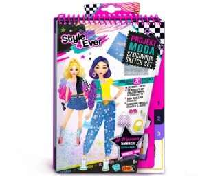Epee Zestaw kreatywny dla dzieci Projekt moda szkicownik Epee (EP60181)