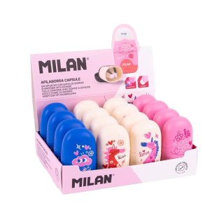 Milan Temperówko-gumka Capsule Flowicorn Milan (4701116FLC)