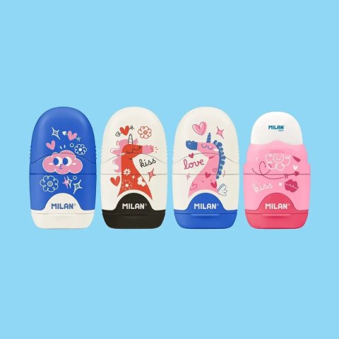 Milan Temperówko-gumka Capsule Flowicorn Milan (4701116FLC)