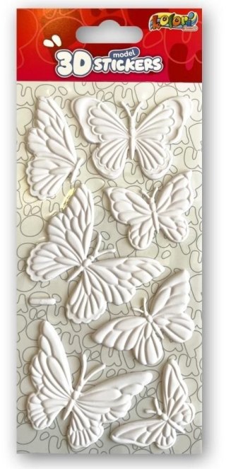 Penmate Naklejki świąteczne 3D Model WHITE BUTTERFLIES Tt9327 Penmate (SWP-3708)