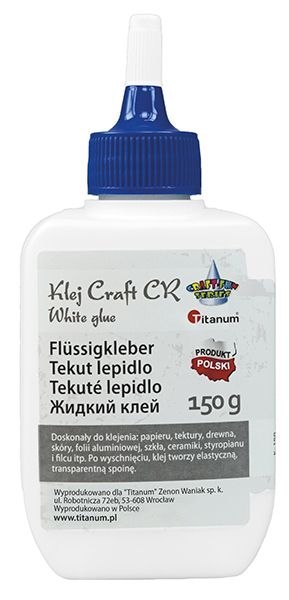 Titanum Klej w płynie Craft-Fun Series Craft CR 150g Titanum (K-150)