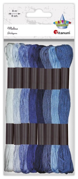 Titanum Mulina Craft-Fun Series tonacja niebieska 8 kol. Titanum (21DT0514-1)