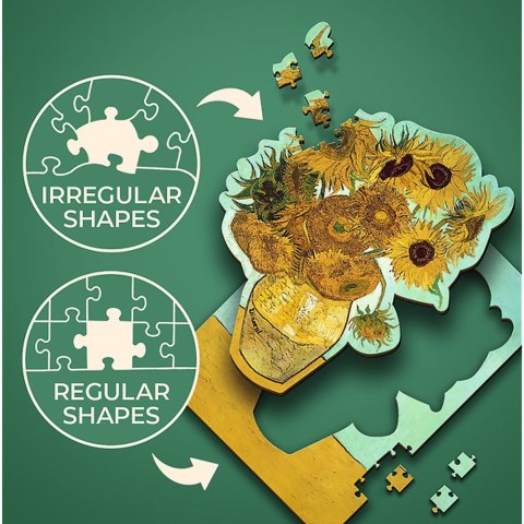 Trefl Puzzle Drewniane Słoneczniki - Vincent van Gogh Trefl (20249)