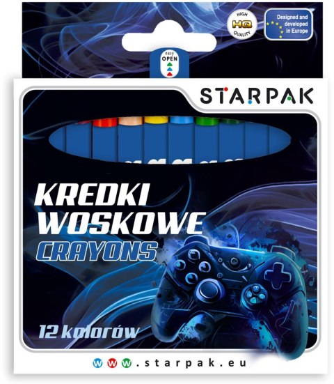 Starpak Kredki świecowe Pad 12 kol. Starpak (559672)