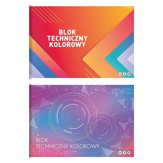 Top 2000 Blok techniczny Basic A4 kolorowy 160g 10k Top 2000 (400204141)