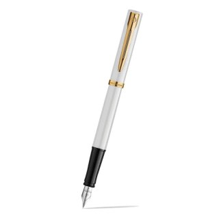 Waterman Ekskluzywne pióro tłoczkowe Impression GT BIAŁE F Fmm Waterman (2225469)