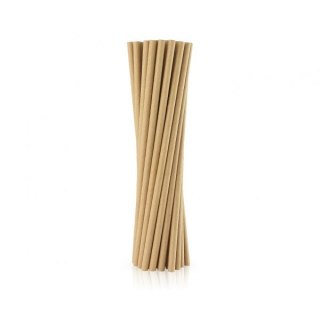 Godan Słomka papierowe, brązowe, 6x200mm 250 szt Godan (DJ-RPBR)