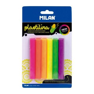 Milan Plastelina 6 kol. mix 11g Milan (914706N)