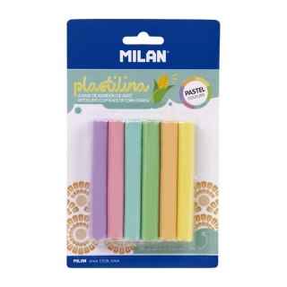 Milan Plastelina 6 kol. pastelowa mix Milan (914706P)