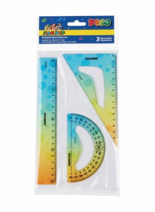 Flamingo Komplet geometryczny 3 el. Flamingo (FLKR972402)