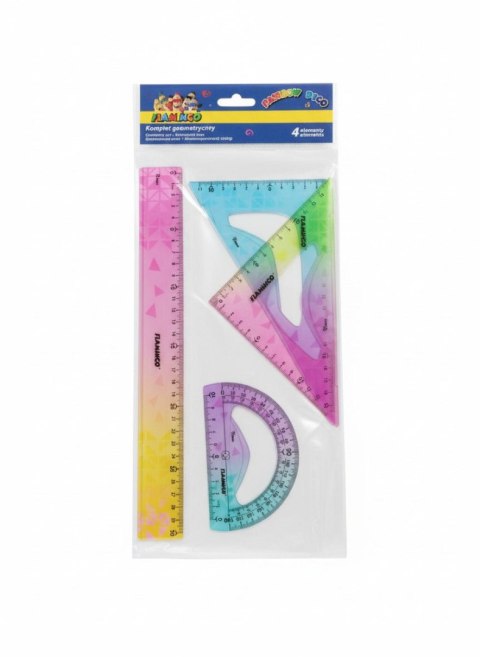 Flamingo Komplet geometryczny 4 el. Flamingo (FLKR973390)