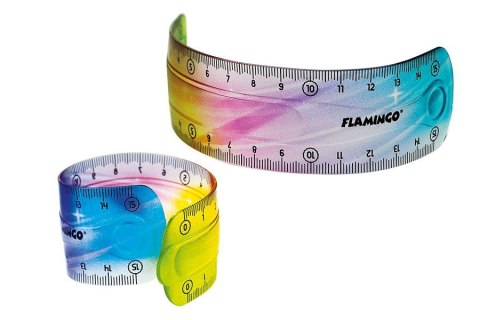 Flamingo Linijka plastikowa 15cm Flamingo (FLKR972275)