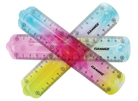 Flamingo Linijka plastikowa 15cm Flamingo (FLKR972275)