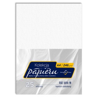 Michalczyk i Prokop Papier ozdobny (wizytówkowy) A4 biały 246g Michalczyk i Prokop (DZ101-B)
