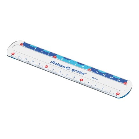 Pelikan Linijka plastik Griffix 822275 15cm Pelikan (300000445)