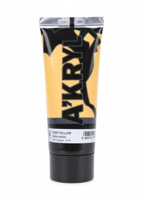 Renesans Farba akrylowa kolor: yellow 200ml Renesans (06)