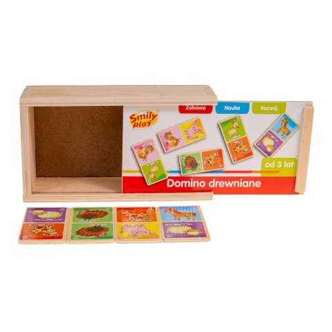 Smily Play Gra logiczna domino drewniane Smily Play (SPW83591)