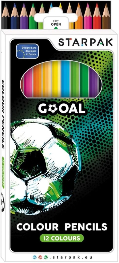 Starpak Kredki ołówkowe football 12 kol. Starpak (276561)