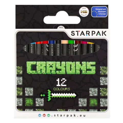 Starpak Kredki świecowe Pixel 12 kol. Starpak (484792)