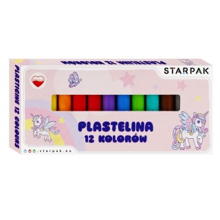Starpak Plastelina 12 kol. Unicorn mix Starpak (536880)