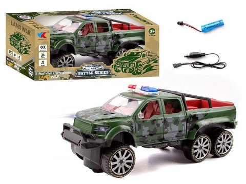 Adar Samochód wosjkowy 1:16 na baterie Adar (625426)