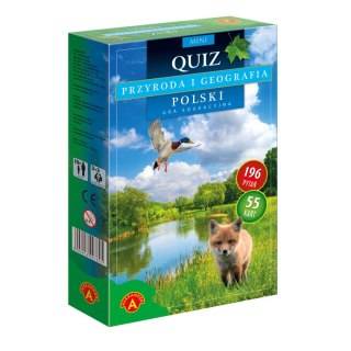 Alexander Gra planszowa QUIZ PRZYRODA I GEOGRAFIA POLSKI MINI Alexander (5906018005257)