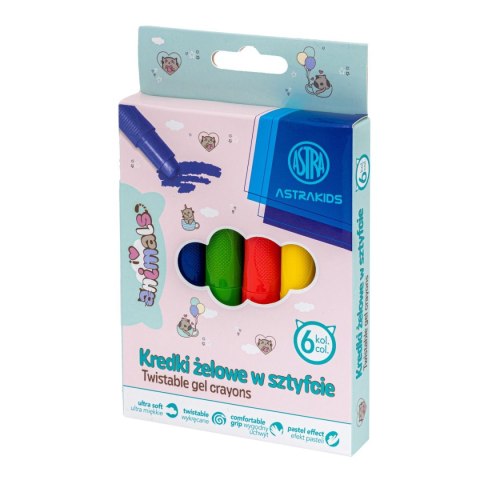 Astrakids Kredki żelowe Animals Astrakids (316024905)