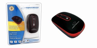 Esperanza Mysz Sirius czerwony Esperanza (EM102R)