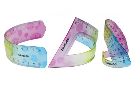 Flamingo Komplet geometryczny 3 el. Flamingo (FLKR972278)