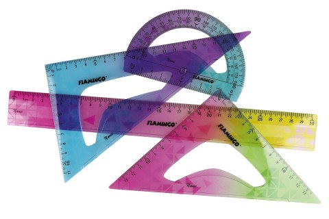 Flamingo Komplet geometryczny 4 el. Flamingo (FLKR973390)