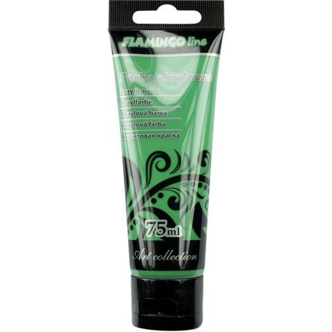 Flamingo Line Farba akrylowa kolor: zielony 75ml Flamingo Line (050)