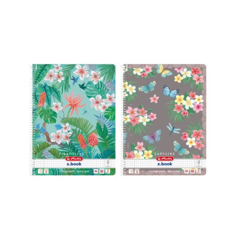 Herlitz Kołobrulion A4 Ladylike RM 50044238 80k. krata Herlitz (400173299)