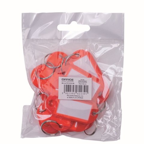 Office Products Zawieszka Na Klucze czerwone Office Products (19115212-04)
