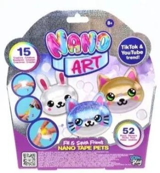 Orbico Sp. Z O.o. Zestaw kreatywny dla dzieci Nano Art Fill And Squish Friends Orbico Sp. Z O.o. (238133-6l-f25)