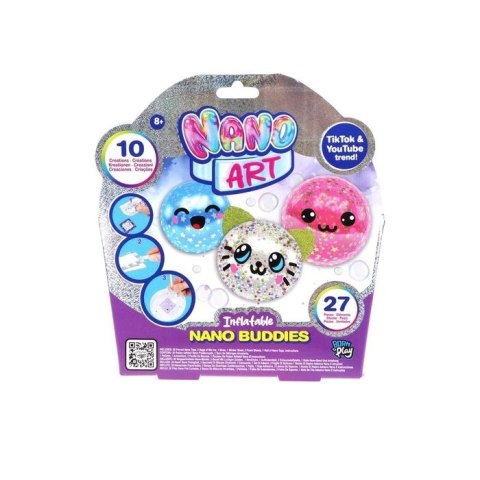 Orbico Sp. Z O.o. Zestaw kreatywny dla dzieci Nano Art Inflatable Nano Buddies Orbico Sp. Z O.o. (238104-6L-F25)